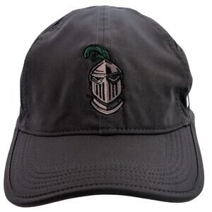 Nike Featherlight Dri-FIT Hat Men's Adjustable Dark Grey Knight Helmet Logo